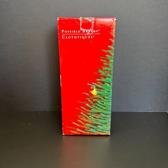 1997 Clothtique Possible Dreams Easy Ridin Santa Figure In Biker Jacket & Jeans - Picture 16 of 16